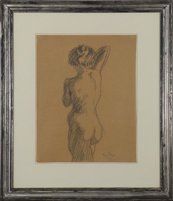 Fritz Bleyl - Rückenakt - Frame image