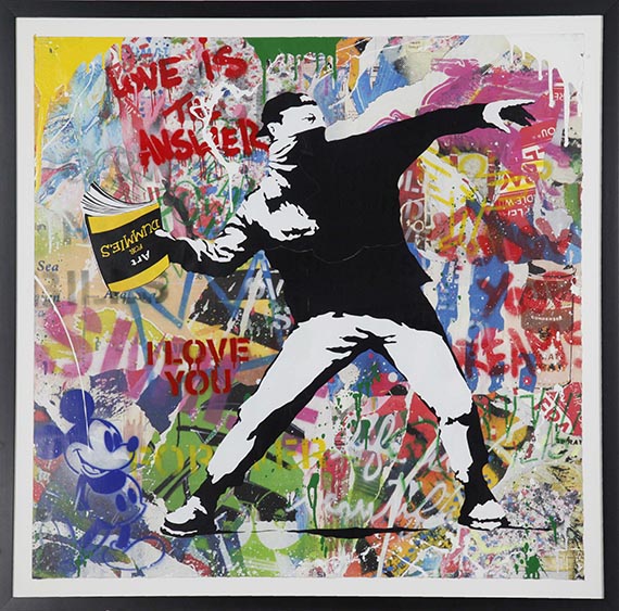  Mr. Brainwash (Thierry Guetta) - Thrower - Frame image