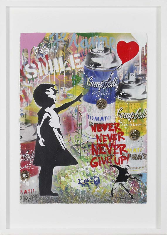 Mr. Brainwash (Thierry Guetta) - Balloon Girl - Frame image