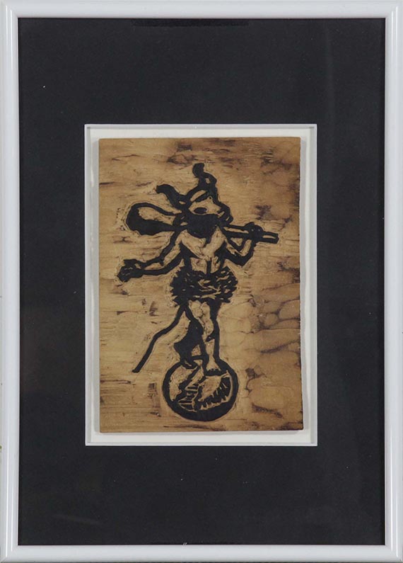 Hermann Max Pechstein - Exlibris Dr. August Ochsenbein - Frame image