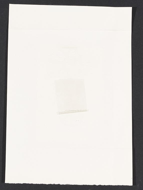 Hermann Max Pechstein - Exlibris Dr. August Ochsenbein - Back side