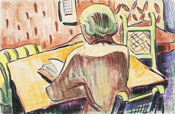 Karl Schmidt-Rottluff - Beim Lesen