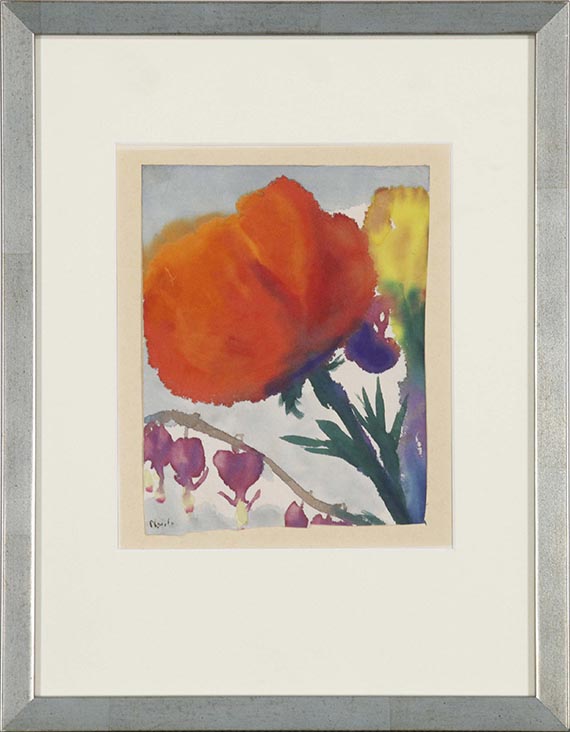 Emil Nolde - Mohn und Tränendes Herz - Frame image