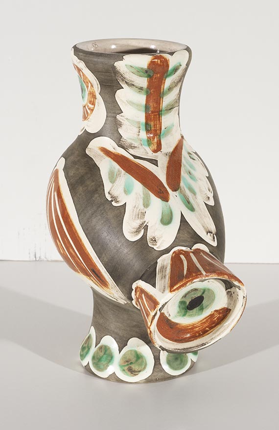 Pablo Picasso - Wood-owl - Back side