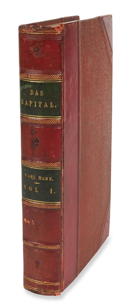 Karl Marx - Das Kapital. Widmungsexemplar für W. Strohn - 