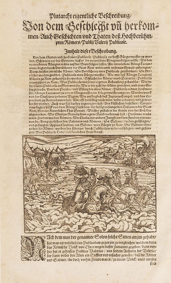  Plutarch - Der fürtrefflichst Grichisch historij schreiber