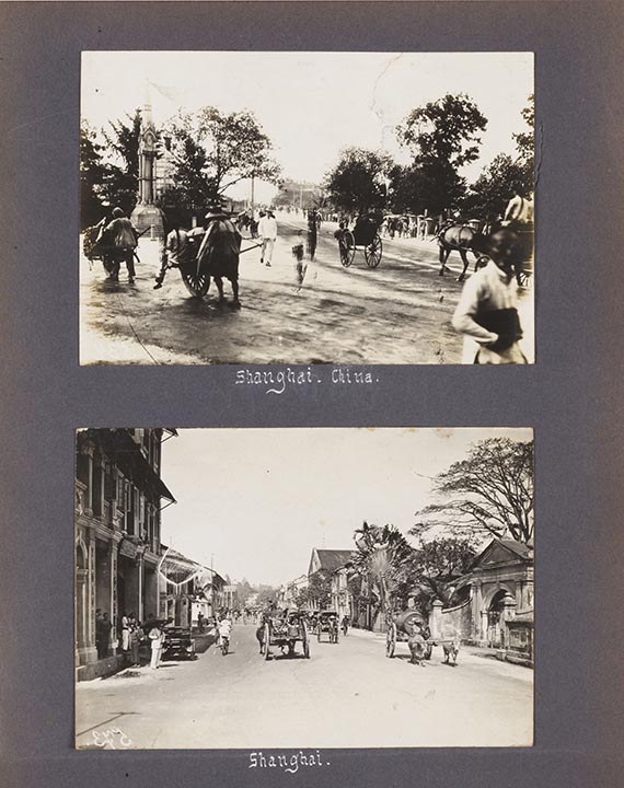 Reisefotografie - Chinesisches Fotoalbum von Maschinist Fk. K. w. Rilat