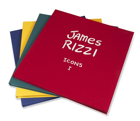 James Rizzi - Icons I, II, III und IV sowie 1 Bl. Beigabe - 