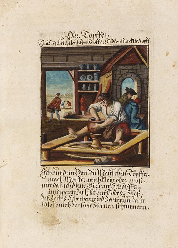 Christoph Weigel - Abbildung der Gemein-Nützlichen Haupt-Stände ... Künstler und Handwerker - 