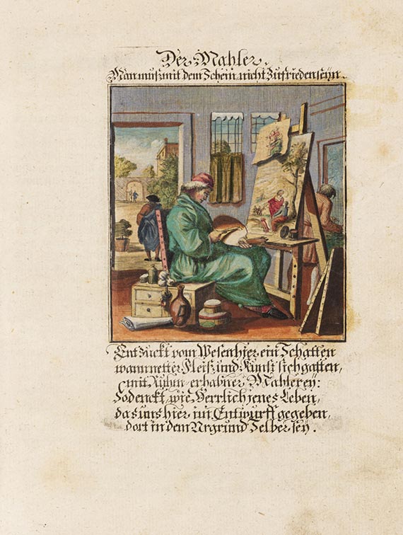 Christoph Weigel - Abbildung der Gemein-Nützlichen Haupt-Stände ... Künstler und Handwerker - 