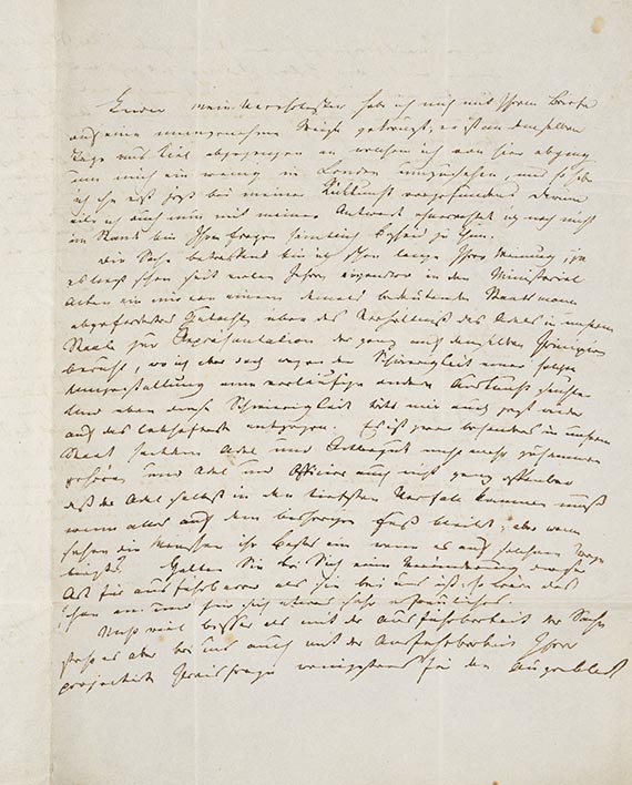 Friedrich Daniel Ernst Schleiermacher - Eigenhändiger Brief