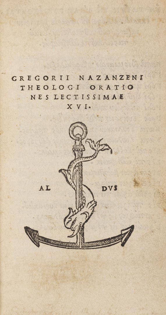  Gregorius Nazianzenus - Gregorii Nazanzeni theologi Orationes lectissimae XVI - 