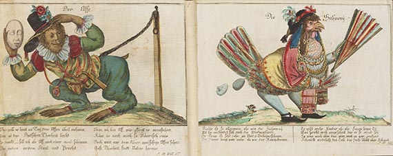 Johann Martin Will - Karikaturenfolge in Rollenform