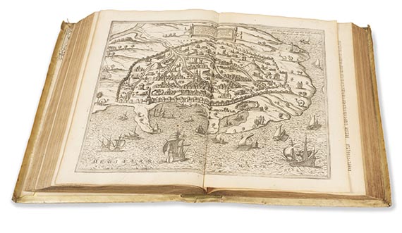  Braun-Hogenberg - Civitates orbis terrarum. 6 Teile in 2 Bänden - 