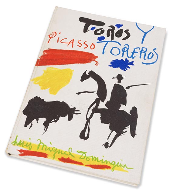 Pablo Picasso - Torros y toreros. Mit Orig.-Zeichnung von Picasso. - 