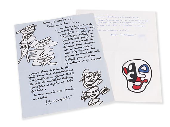 Jean Dubuffet - Conjectures. Mit 2 eigenh. Briefen Dubuffets - 