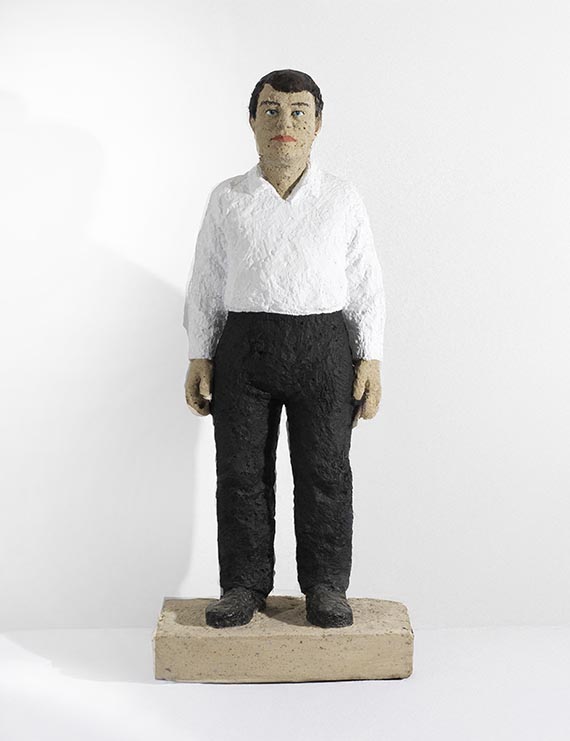 Stephan Balkenhol - Mann mit weißem Hemd