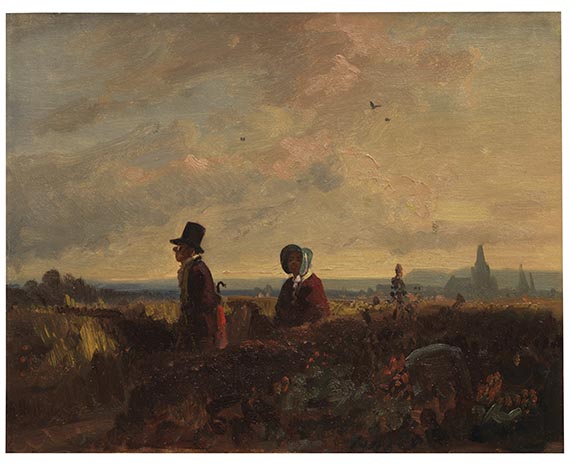 Spitzweg - Vor der Stadt