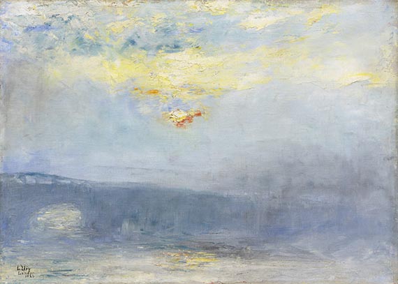 Ury - Waterloo Bridge bei Nebel, London