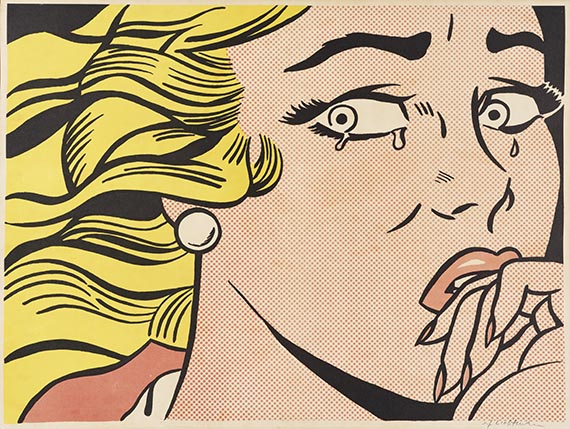 Lichtenstein - Crying Girl