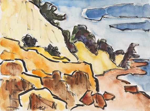 Schmidt-Rottluff - Steilküste (Ostsee)