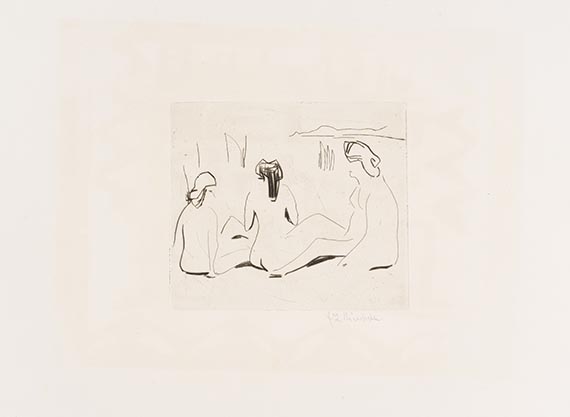 Ernst Ludwig Kirchner - V. Jahresmappe der Künstlergruppe ”Brücke” - 