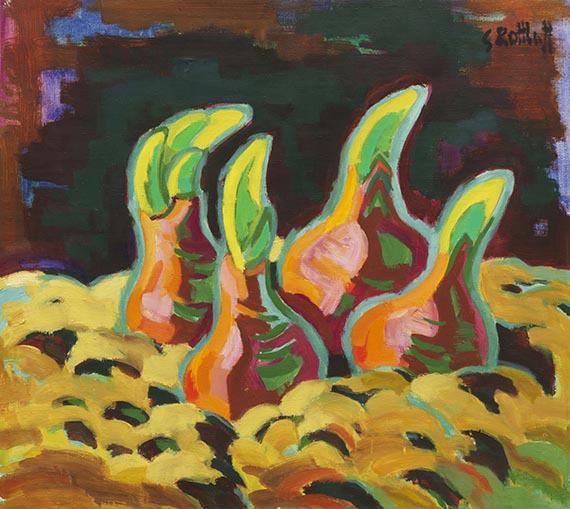 Schmidt-Rottluff - Sprießende Zwiebeln