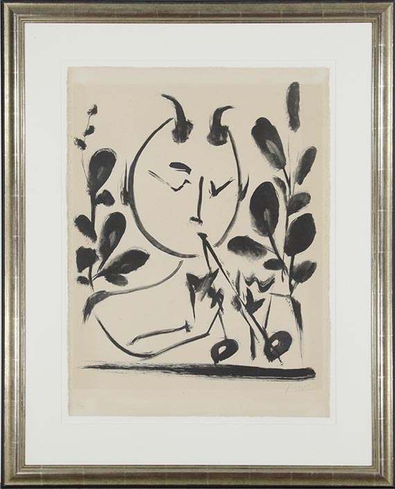 Pablo Picasso - Faune au branchages - Frame image