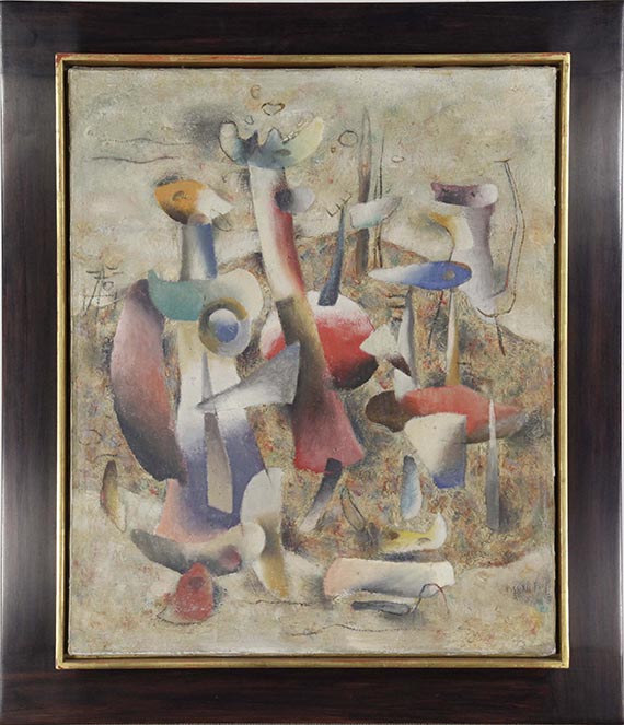 Willi Baumeister - Steingarten - Frame image