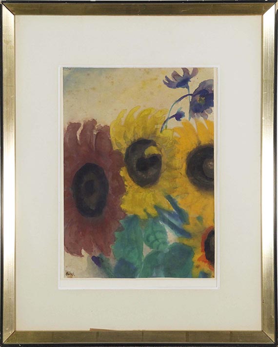 Emil Nolde - Sonnenblumen - Frame image