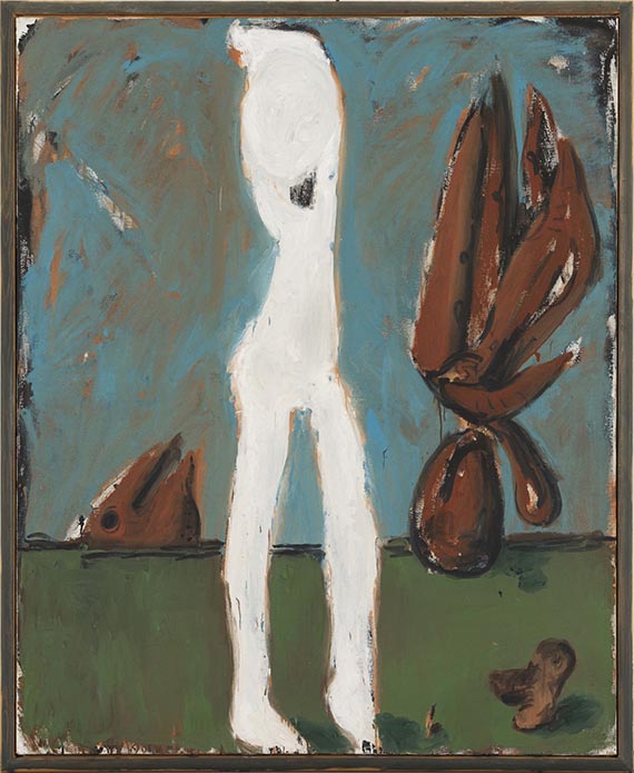 Markus Lüpertz - Weisser Akt (surreale Szene I) - Frame image