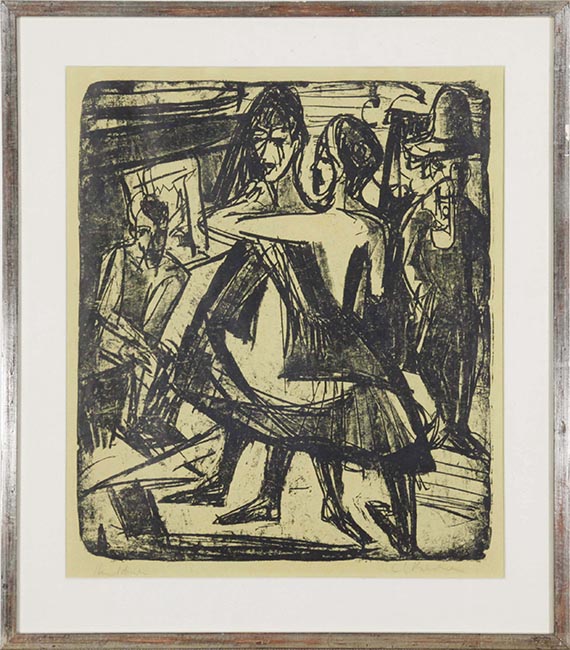 Ernst Ludwig Kirchner - Tanzende Mädchen - Frame image