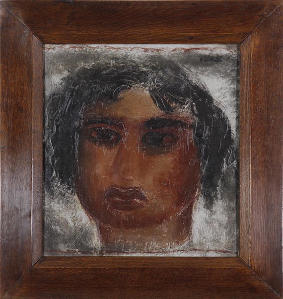 Jean Fautrier - Tête de fille - Frame image