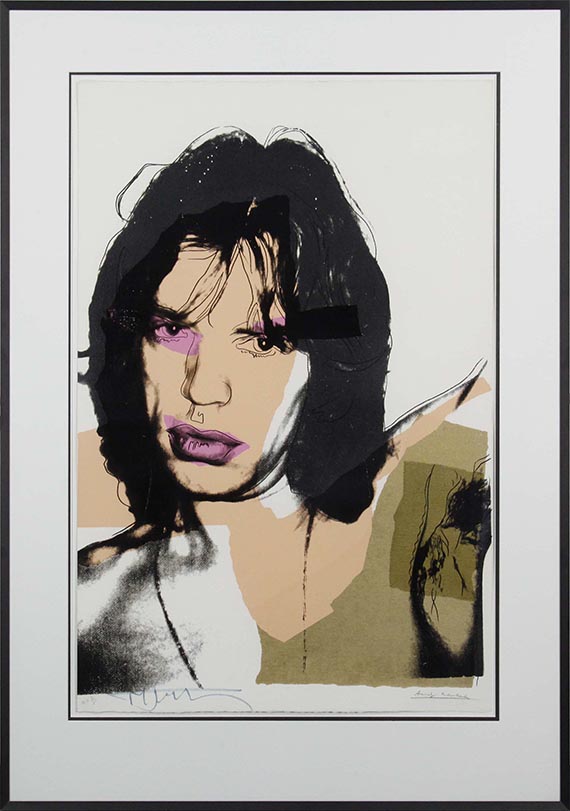 Andy Warhol - Mick Jagger - Frame image