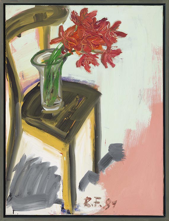 Rainer Fetting - Stillleben - Frame image