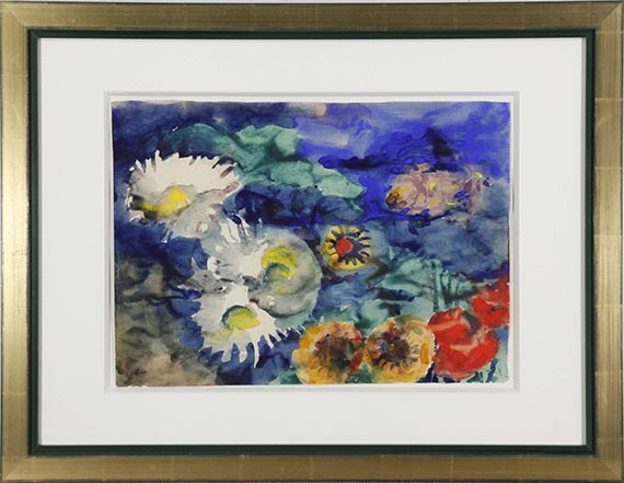 Emil Nolde - Träumende Blumen - Frame image
