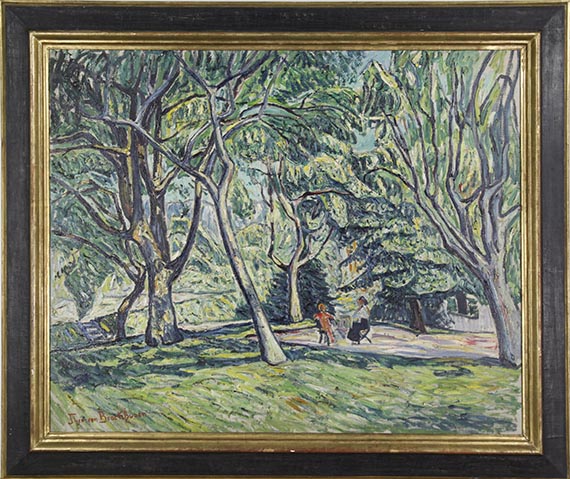 Theo von Brockhusen - Gartenlandschaft - Frame image