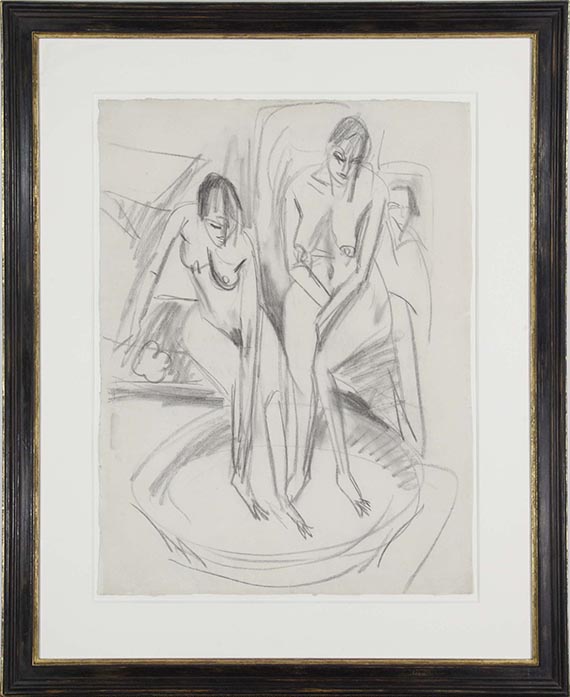 Ernst Ludwig Kirchner - Badende im Tub - Frame image