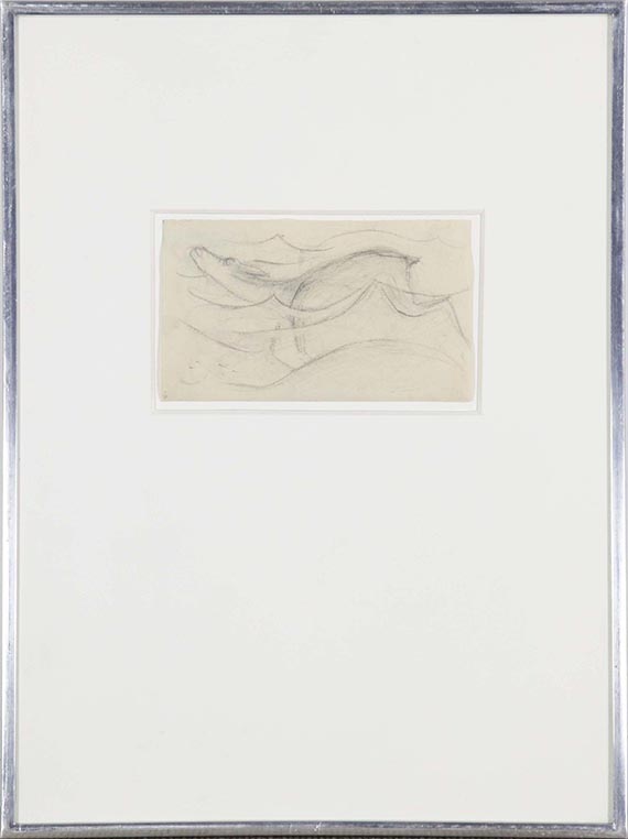 Franz Marc - Schwimmendes Reh - Frame image
