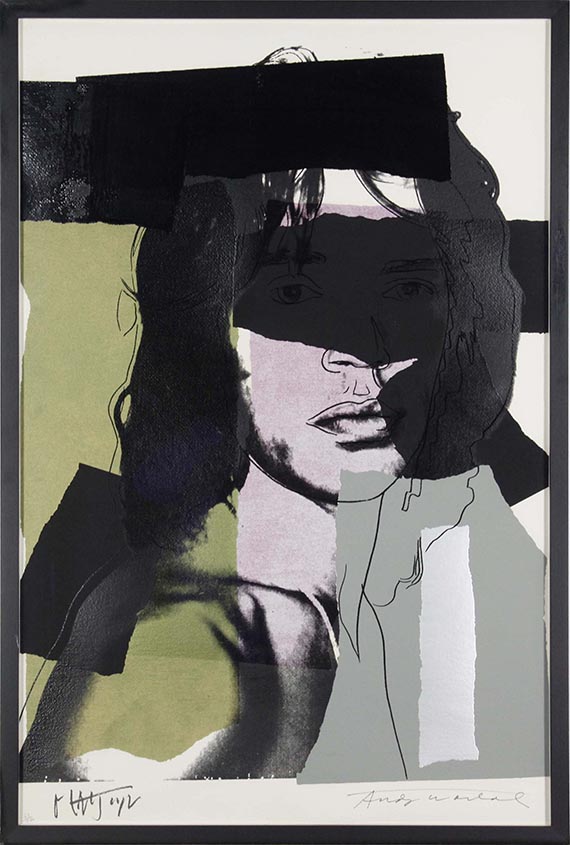 Andy Warhol - Mick Jagger - Frame image