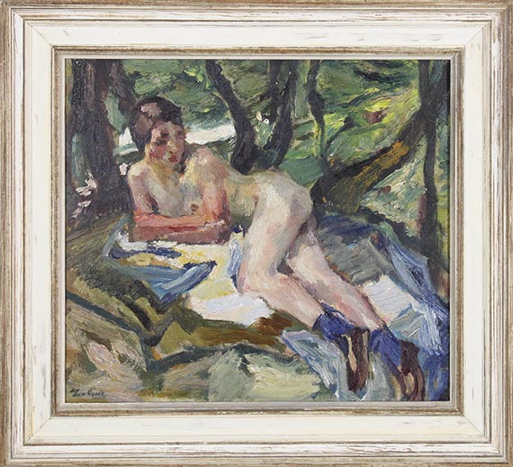 Leo Putz - Aktstudie zu den Badenden II - Frame image