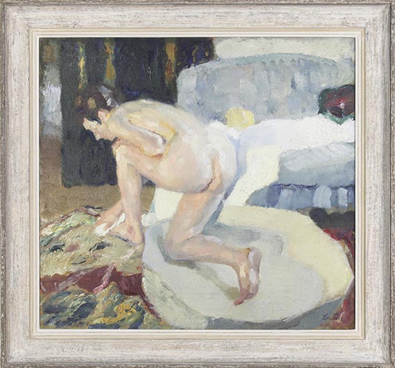 Leo Putz - In der Badewanne I - Frame image