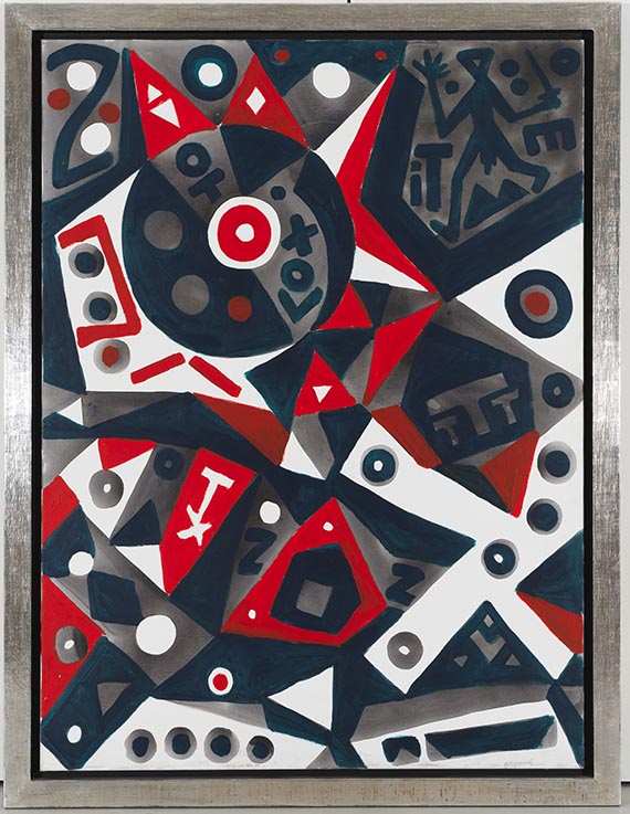 A. R. Penck (d.i. Ralf Winkler) - Minotaurus selbst - Frame image
