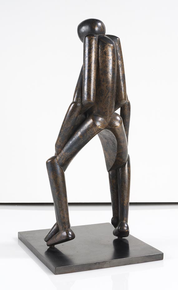 Fritz Koenig - Nächtlicher Ritt - Back side
