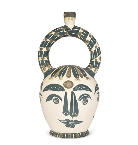 PABLO PICASSOVase azt&egrave;que ...