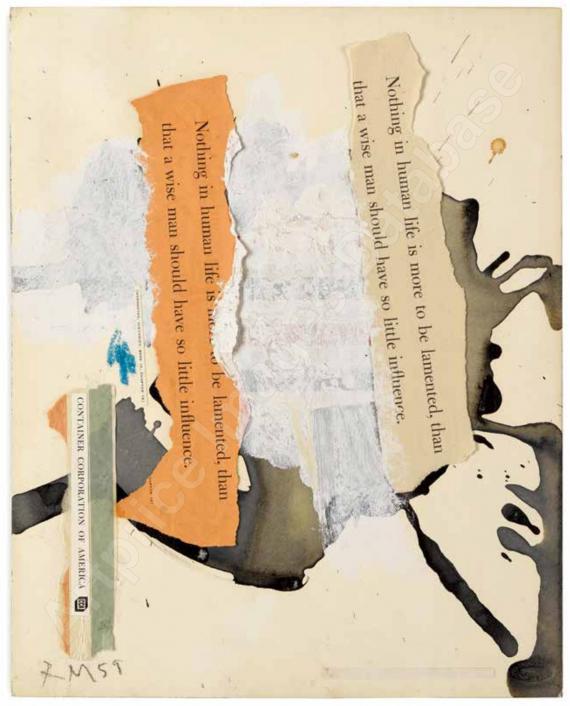 ROBERT MOTHERWELLUntitled (1959)