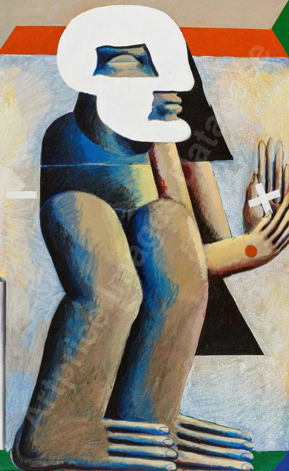 HORST ANTES"Figur mit wei&...