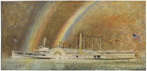 Feininger - Queen of the Hudson (Mary Powell)