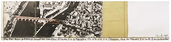  Christo - The Pont Neuf, Wrapped (Project for Paris) (2-teilig) - 