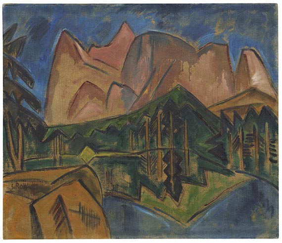 Schmidt-Rottluff - Alpenlandschaft